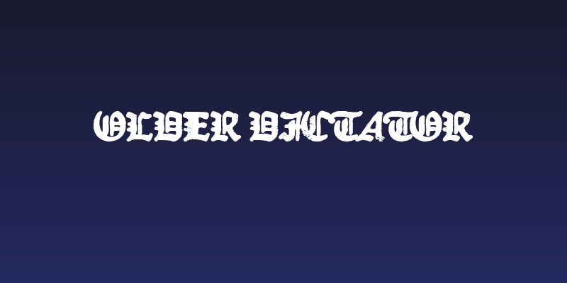 Older Dictator Social Header
