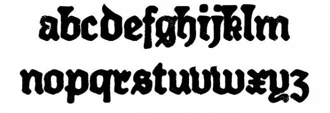 Older Dictator خط أحرف صغيرة