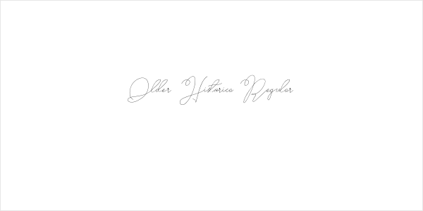 Older Historica Regular Logo