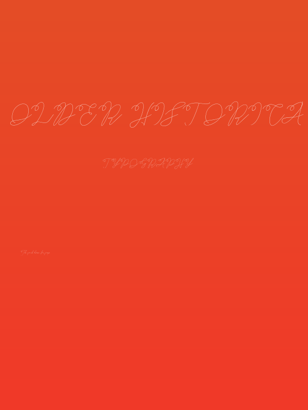 Older Historica Regular Poster