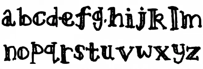 OlderLinesScript Fonte MINÚSCULAS