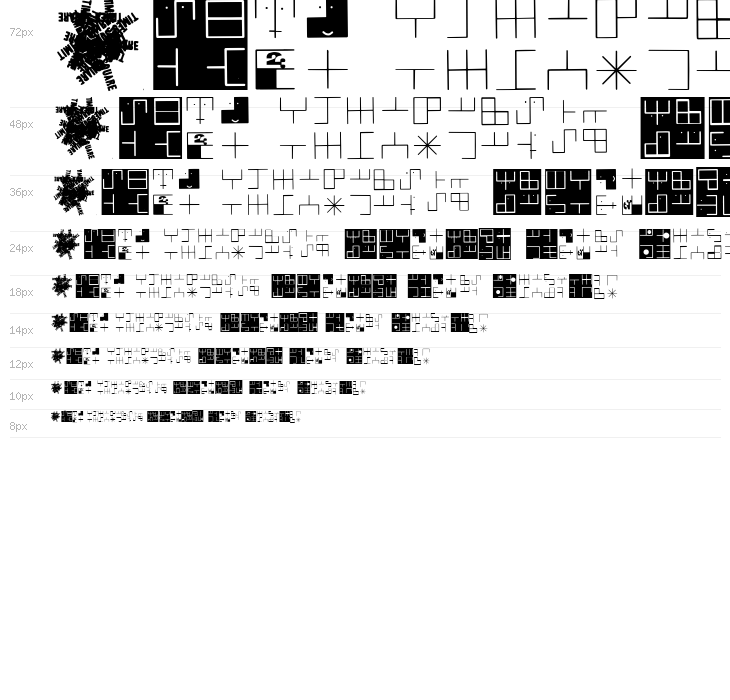 OlderTypographicTraces Waterfall