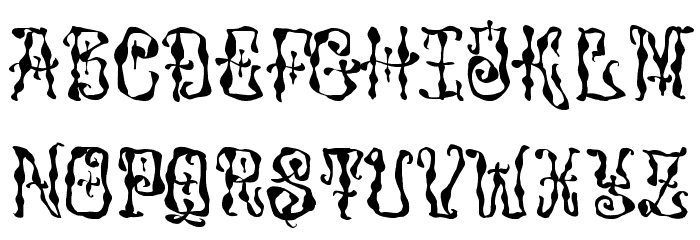 Oldest Graves Шрифта ВЕРХНИЙ