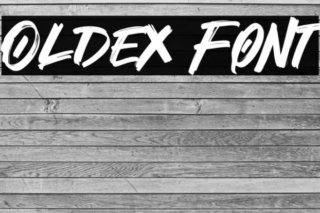 Oldex Font examples