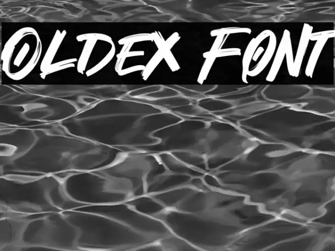 Oldex Font examples