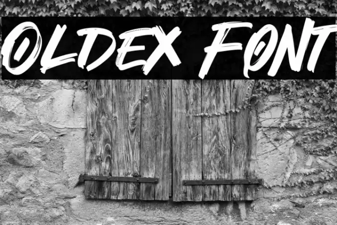 Oldex Font examples