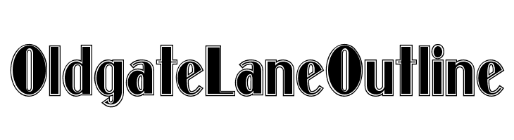 OldgateLaneOutline  font caratteri gratis