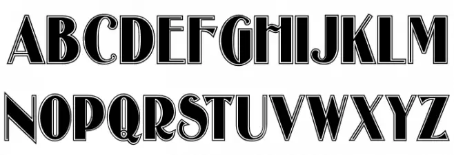 OldgateLaneOutline 字体 大写