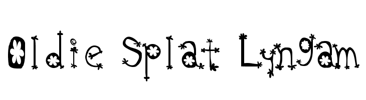 Oldie Splat Lyngam  les polices de caractères gratuit tlcharger