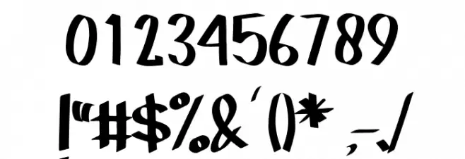 Oldies Goldies Font OTHER CHARS