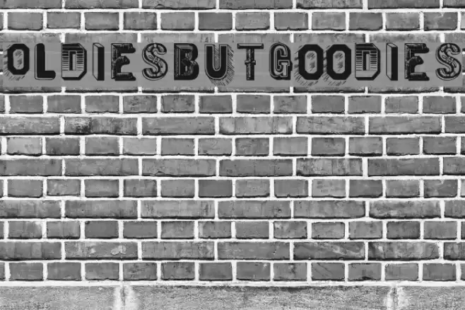 OldiesButGoodies Font examples