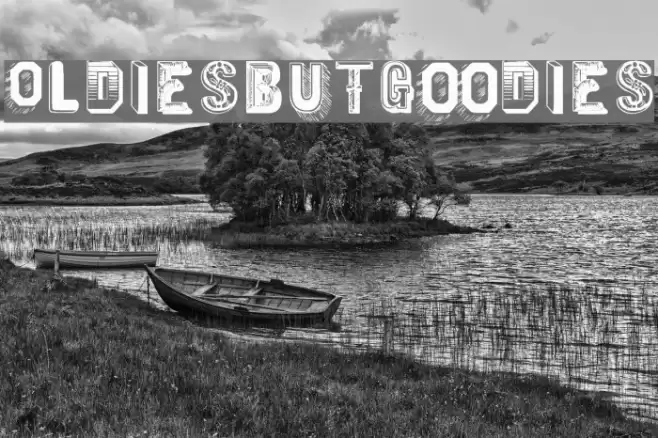 OldiesButGoodies Font examples