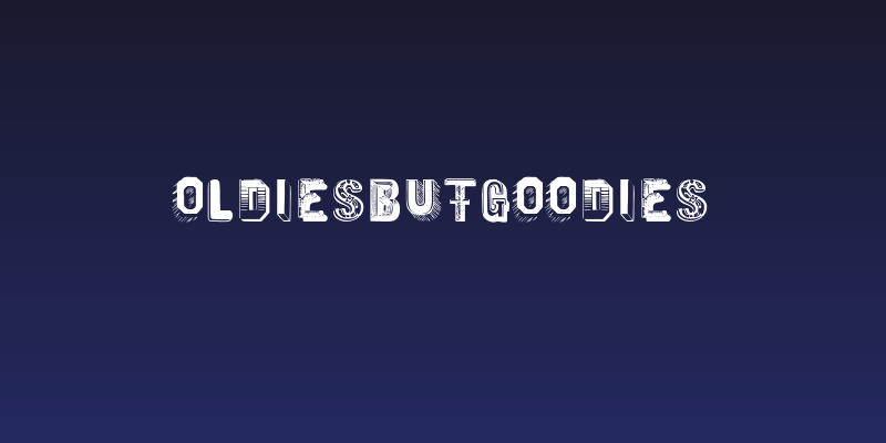 OldiesButGoodies Social Header