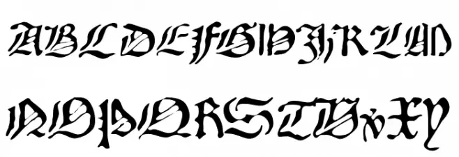 Oldprint Шрифта ВЕРХНИЙ