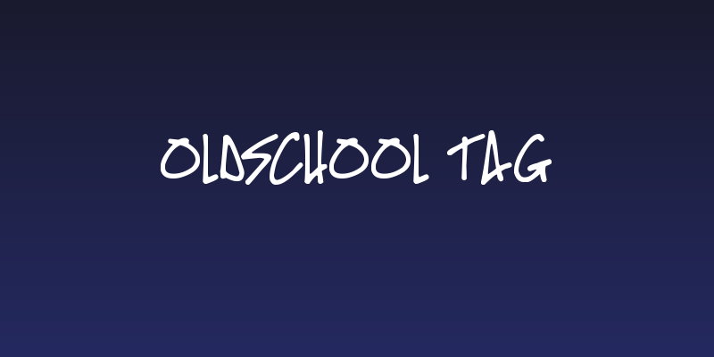 Oldschool Tag Social Header