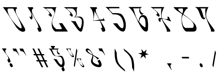 Oldskool Font OTHER CHARS