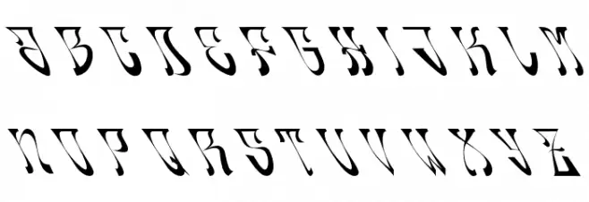 Oldskool Schriftart Groß