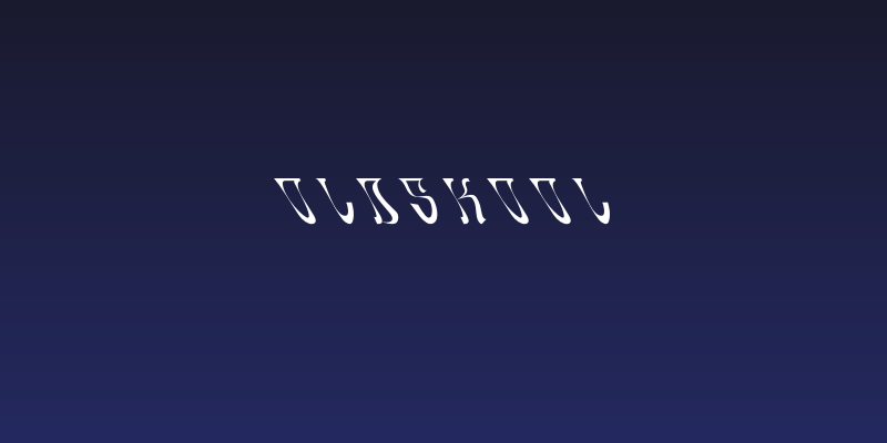 Oldskool Social Header