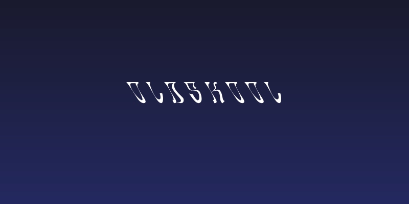 Oldskool Social Header