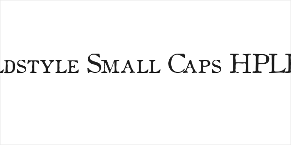 Oldstyle Small Caps HPLHS Logo