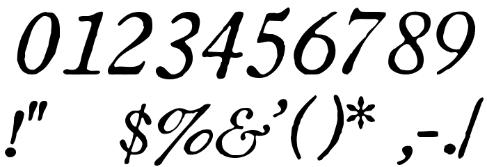 OldstyleHPLHS-Italic Font OTHER CHARS