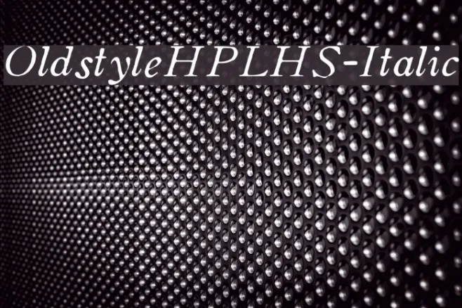 OldstyleHPLHS-Italic Example 3
