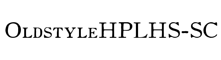 OldstyleHPLHS-SC  لخطوط تنزيل