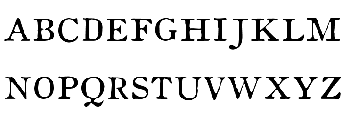 OldstyleHPLHS-SC Font LOWERCASE