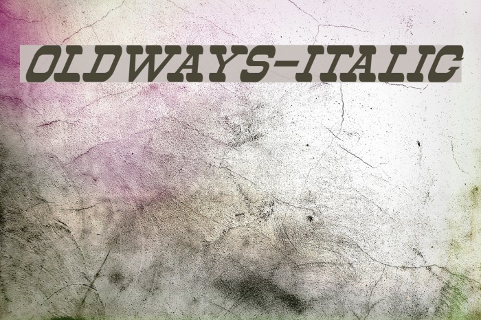 Oldways-Italic Example 2