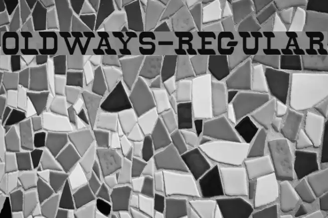 Oldways-Regular Шрифта examples