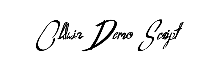 Oldwin Demo Script  Free Fonts Download