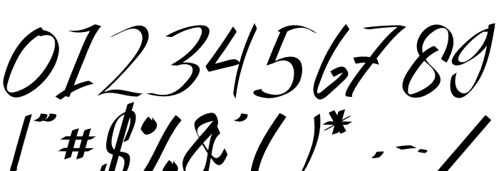 Oldwin Script Font OTHER CHARS