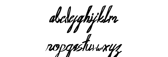 Oldwin Script Font LOWERCASE