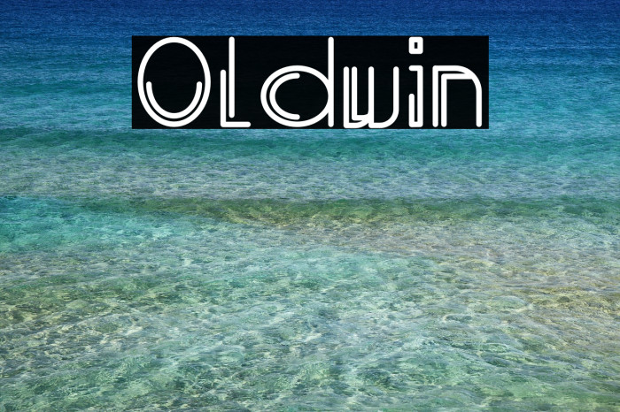 Oldwin फ़ॉन्ट examples