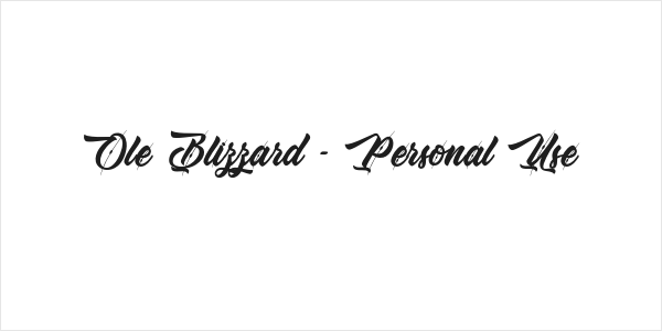Ole Blizzard - Personal Use Logo