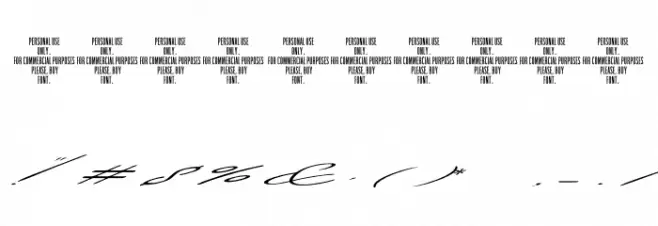 Olean Font OTHER CHARS