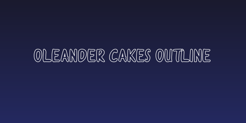 Oleander Cakes Outline Social Header