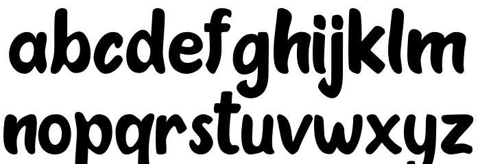 Oleander Cakes Font LOWERCASE