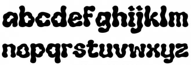 Oleho Senthor Trial Regular フォント 小文字
