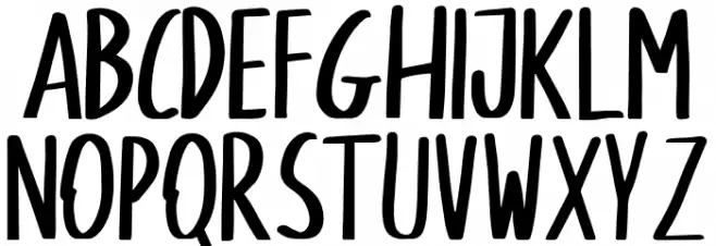 Olenber Regular Schriftart Groß