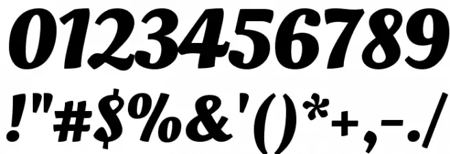Oleo Script Bold Шрифта ДРУГИЕ символов
