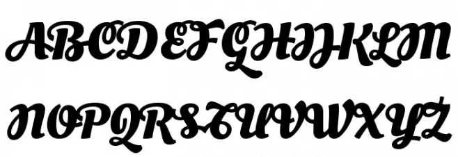Oleo Script Swash Caps Bold 字体 大写