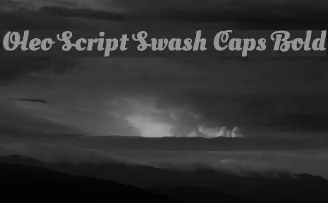 Oleo Script Swash Caps Bold Font examples