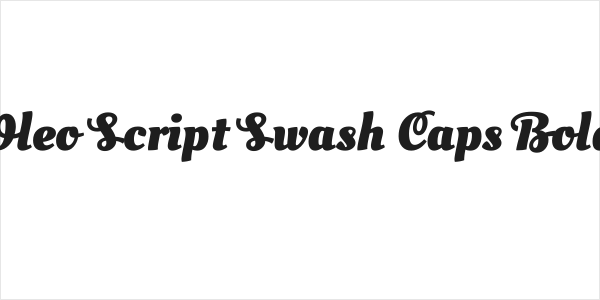 Oleo Script Swash Caps Bold Logo