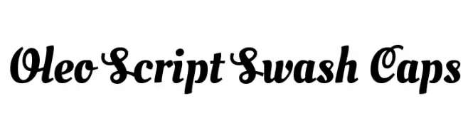 Oleo Script Swash Caps  font caratteri gratis