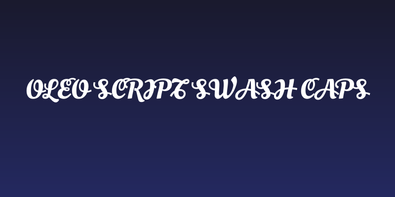 Oleo Script Swash Caps Social Header