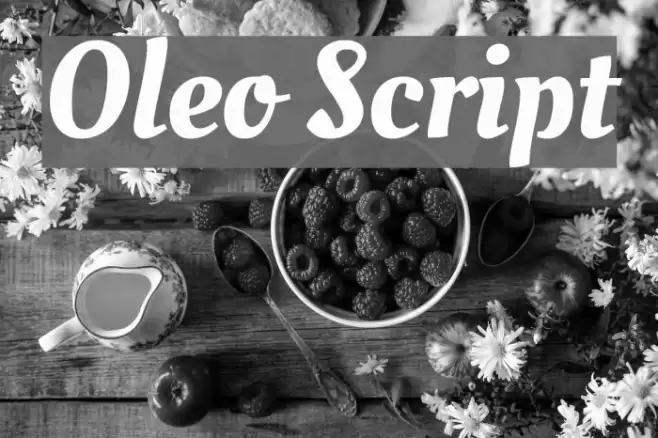 Oleo Script خط examples