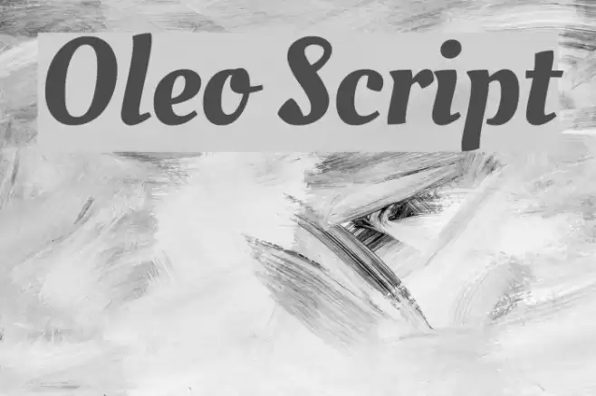 Oleo Script خط examples