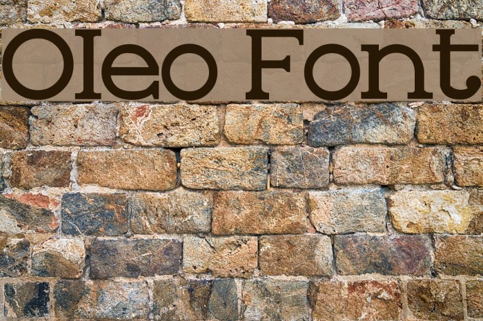 Oleo Font examples