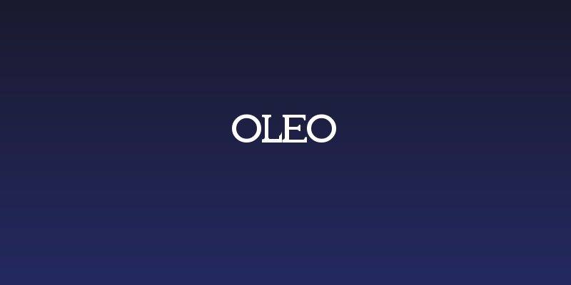 Oleo Social Header